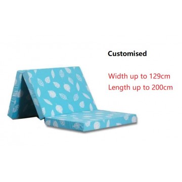 Customised Foldable  Foam 2/3/4 Inch Mattress (Up to 129cm Width)